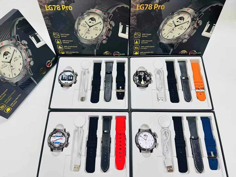 Σετ Smartwatch με 3 λουράκια – LG78 Pro